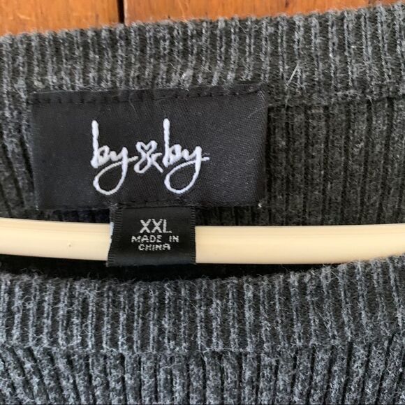 By & By sweater long sleeve striped pull over junior xxl - Picture 4 of 7